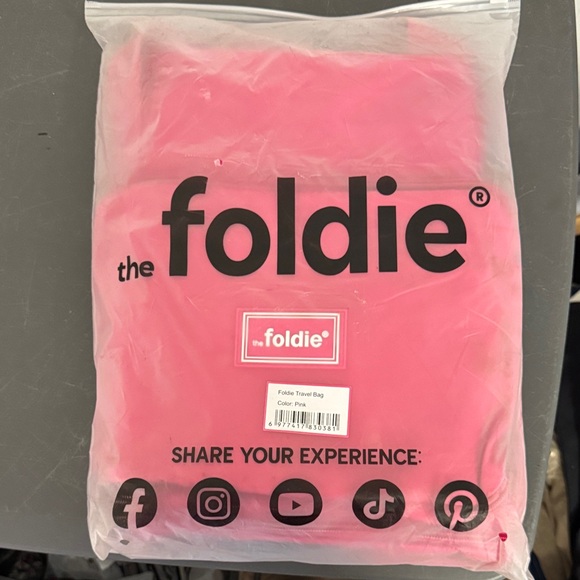 The Foldie Handbags - The Foldie Pink Travel Bag